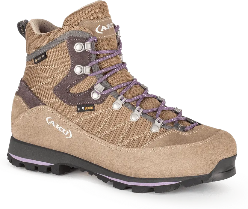 Aku Aku Women's Trekker Lite III Wide Gore-Tex Beige/Deep Violet