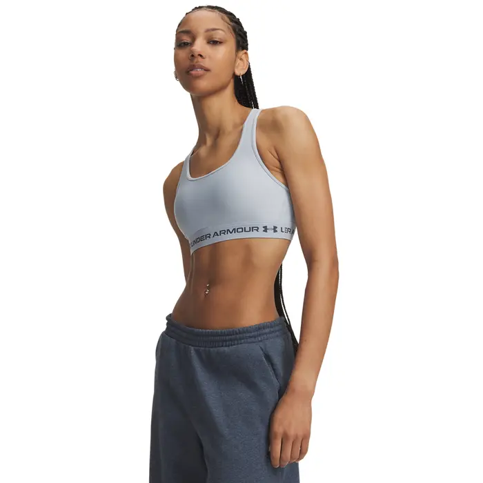 Under Armour Crossback Mid Bra Blue Fog