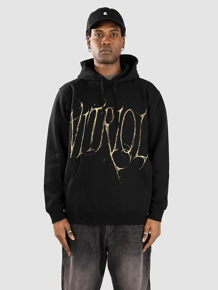 Vitriol Vitriol Oxidized Hettegenser svart