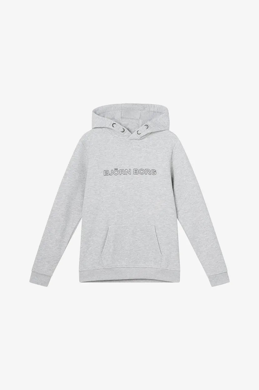 Björn Borg Hettegenser Borg Essential 3 Hoodie - Grå