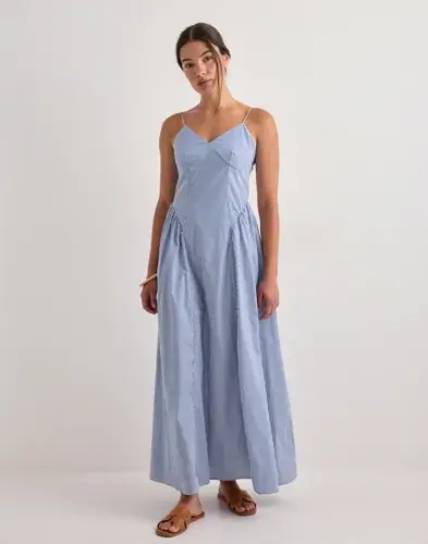 ONLY Only - Blå - Onltiari Strap Hip Dress Wvn