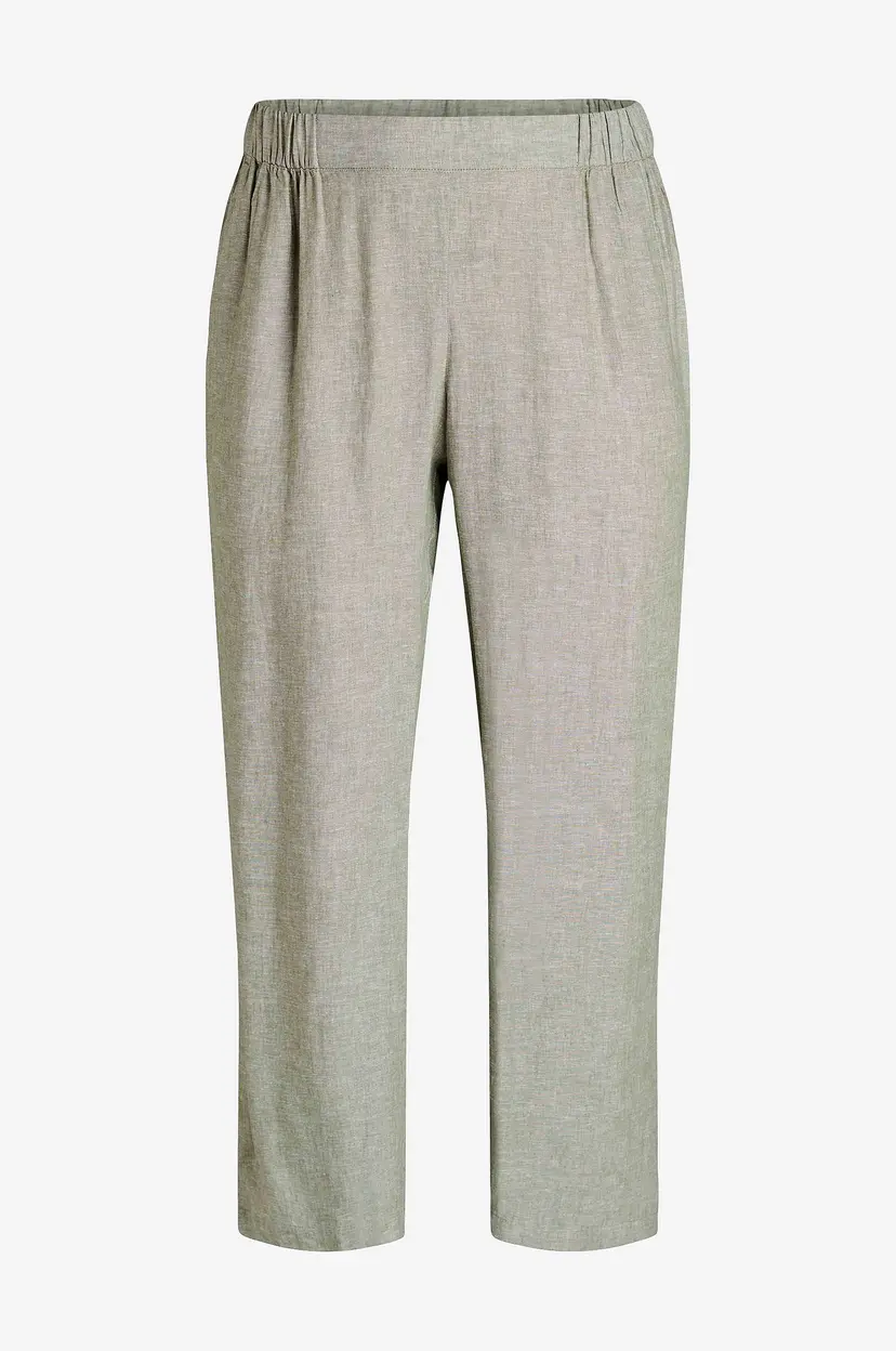 Zizzi Linbukser vLina, Pants - Grønn