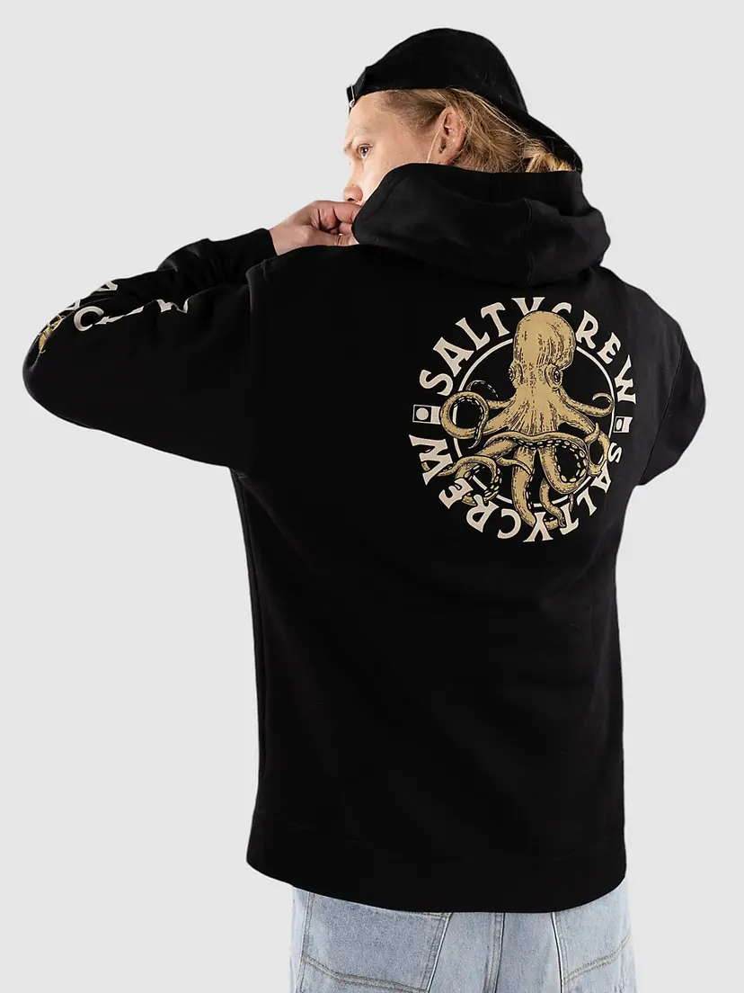 Salty Crew Salty Crew Tentacles Fleece-hettegenser svart