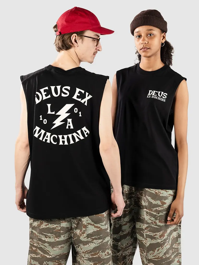 Deus Ex Machina Deus Ex Machina Chinook Muscle Singlet svart