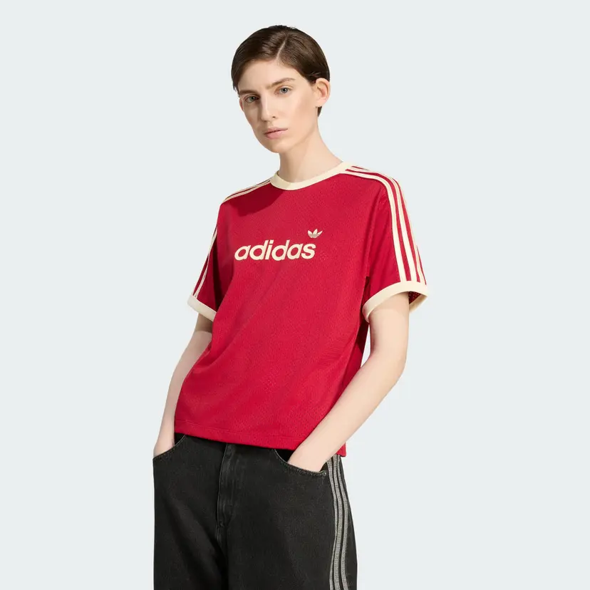 Adidas LINEAR MESH T-SKJORTE