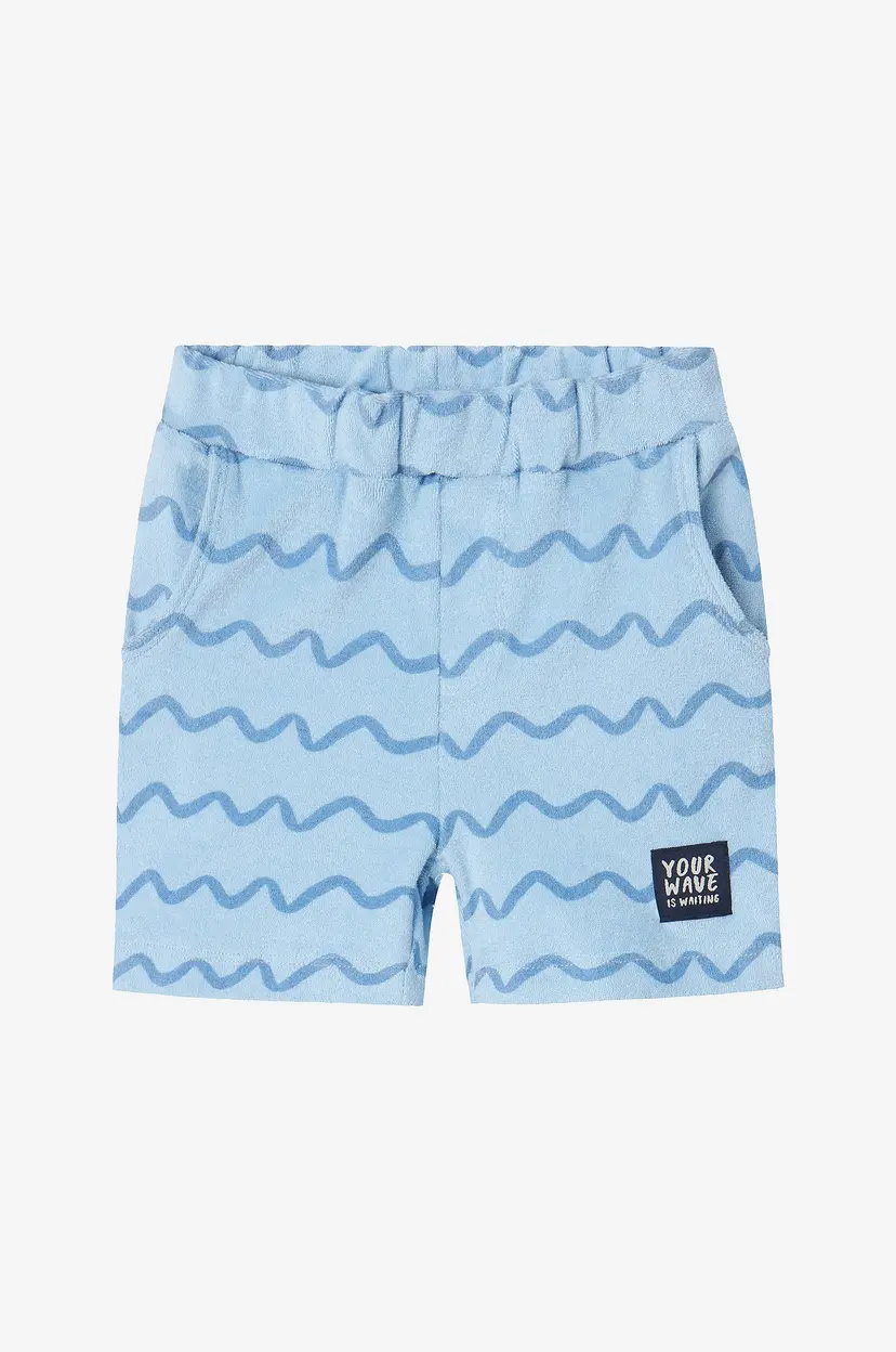 NAME IT Shorts nmmFelo Terry Long Shorts Unb - Blå