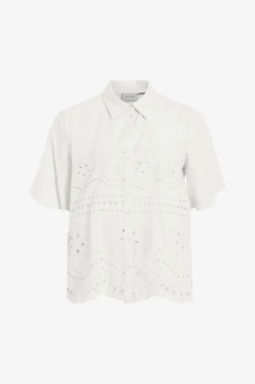 Vila Skjorte viMette 2/4 Shirt - Hvit