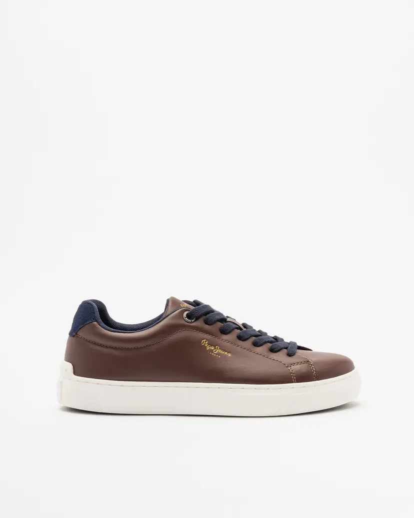 Pepe Jeans London Pepe Jeans London Camden Mode Brown Sneakers