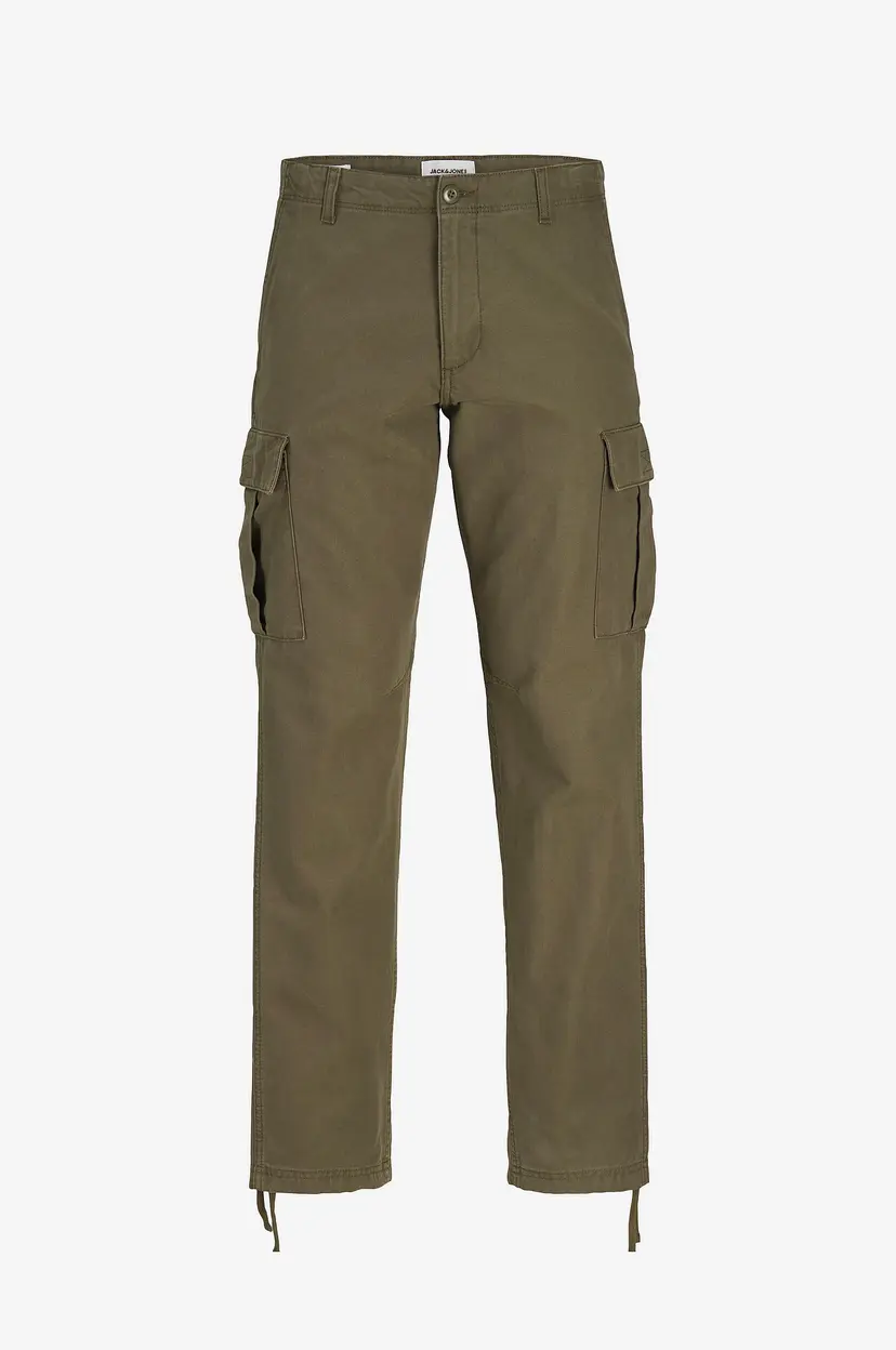 Jack & Jones Cargobukser jpstKane jjBarkley Cargo Pant - Grønn