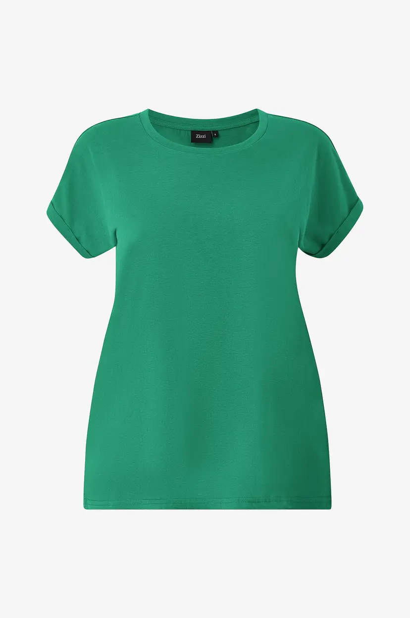 Zizzi Topp T-shirts - Grønn
