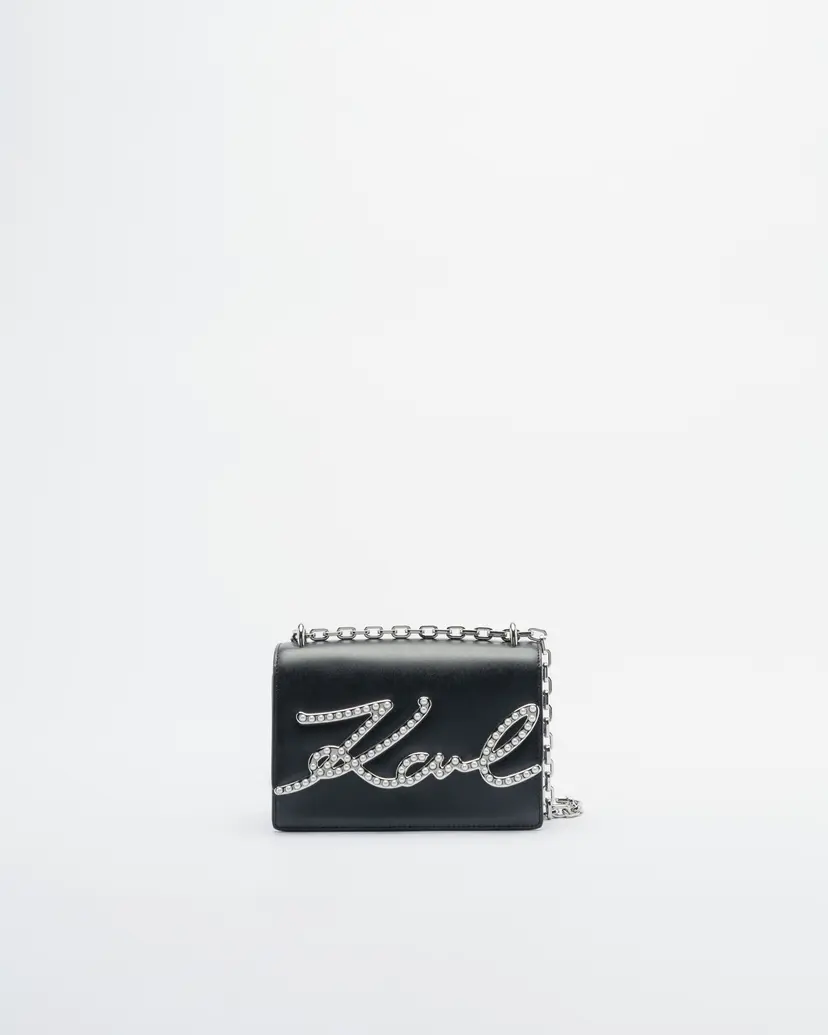 Karl Lagerfeld Karl Lagerfeld K/Signature SP SM SHB Pearls Black Shoulder bag