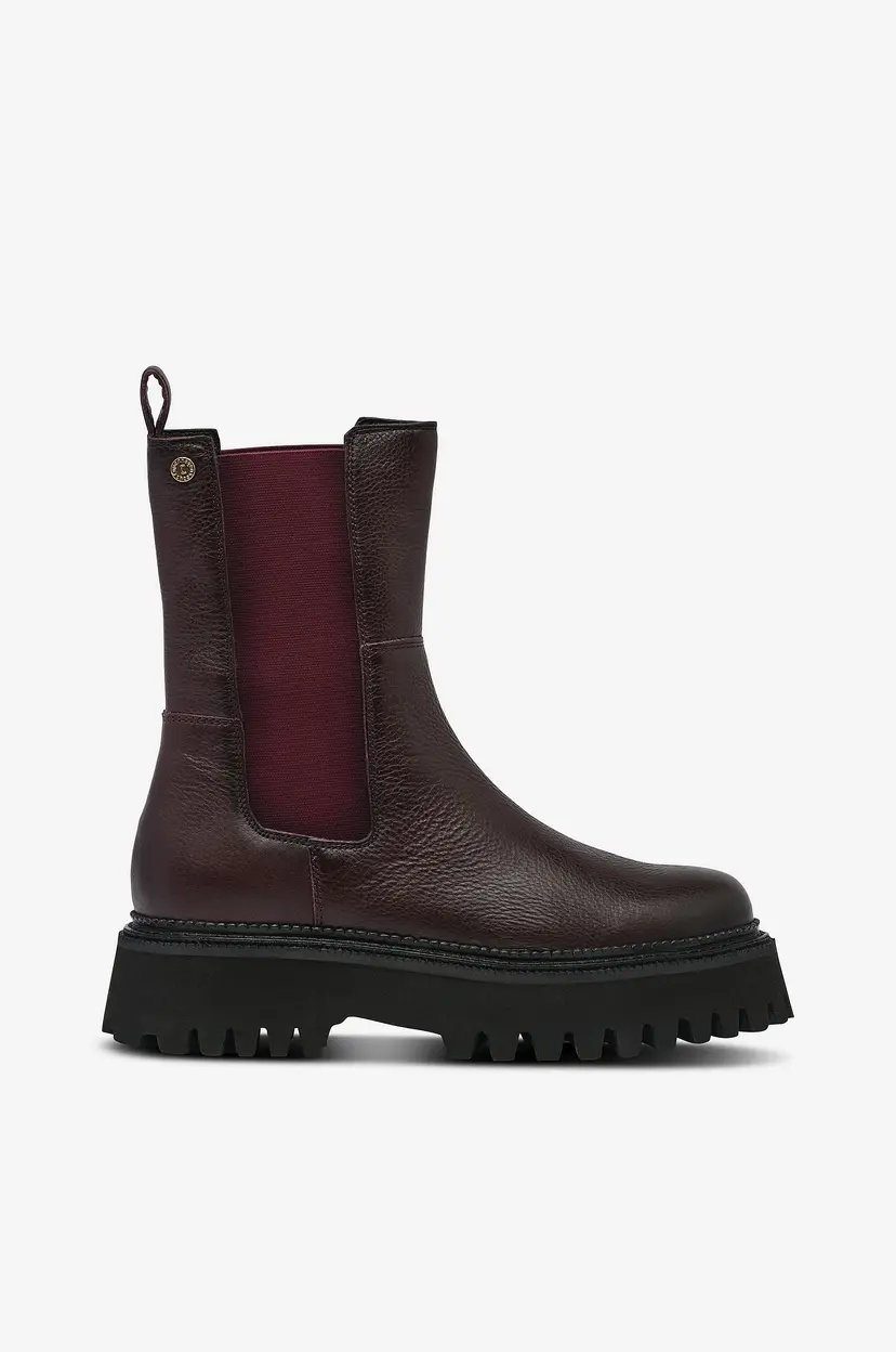 Copenhagen Shoes Chelseaboots Lemon Edition Bordeaux - Rød