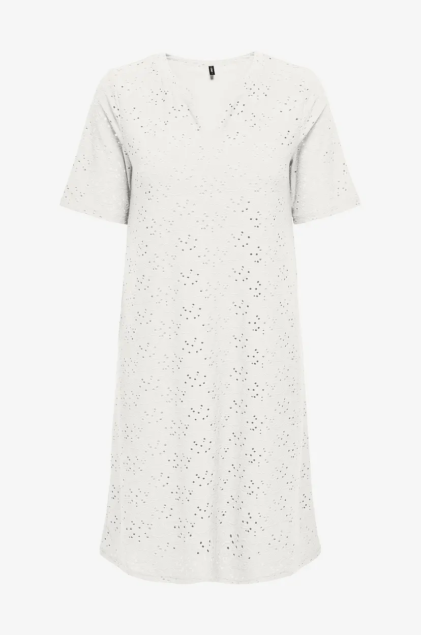 ONLY Kjole onlSmilla Life S/S Dress Jrs - Hvit