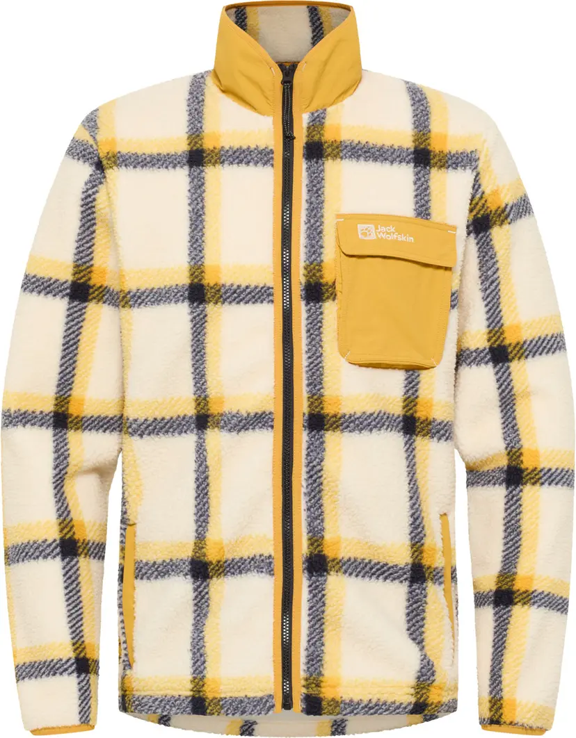 Jack Wolfskin Jack Wolfskin Men's Felslicht Check Jacket Panna Cotta