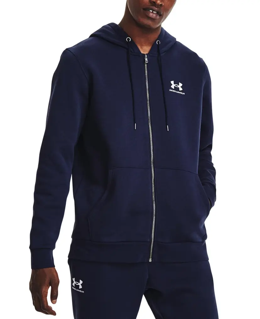 Under Armour Under Armour Essential Fleece FZ Hood Midnight Navy