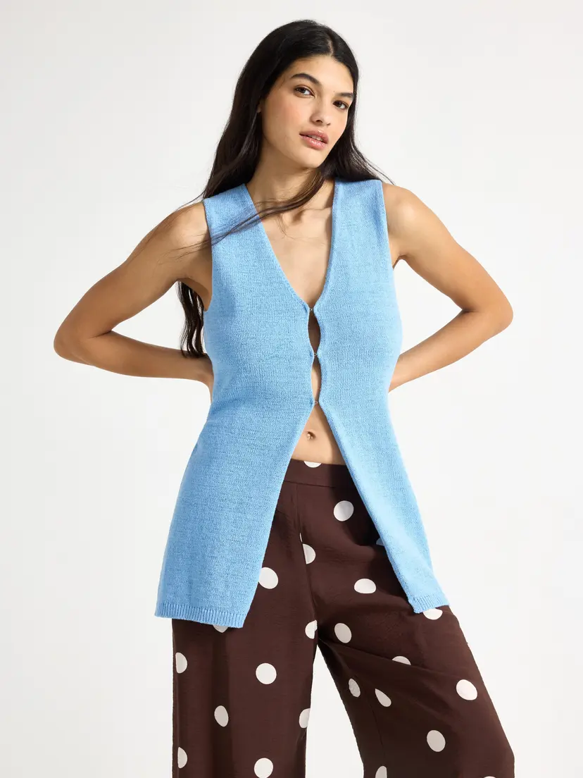 Lindex Finstrikket singlet