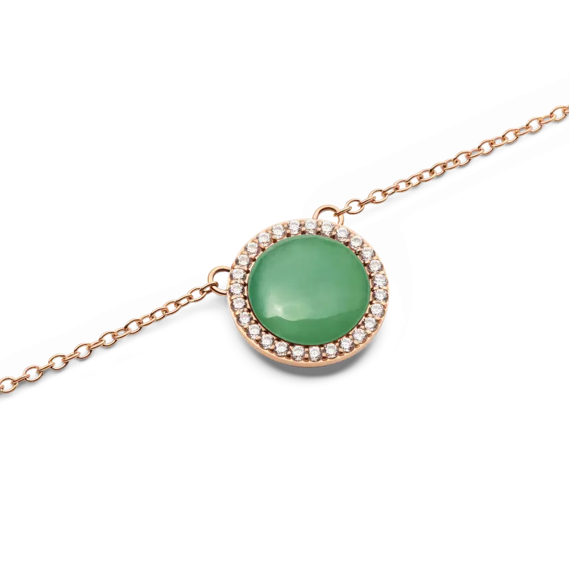 Daniel Wellington Rose Gold Necklace Audrey Jade | DW