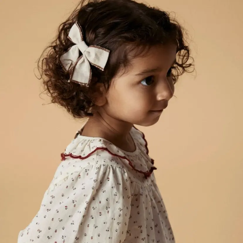 Lil`Atelier Lil'Atelier - Hårsløyfe Rimaja Oxford Tan