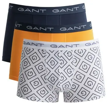 GANT Gant 3P Icon G Trunk Blå/Gul bomull Large Herre