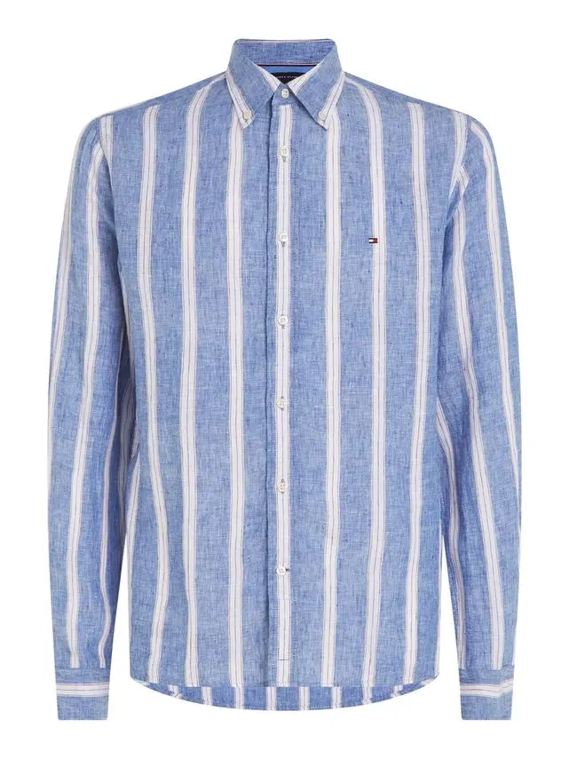 Tommy Hilfiger LINEN TRIPLE STRIPE SHIRT