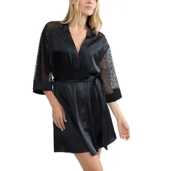 Triumph Triumph A Weekend To Remember Robe Svart polyester 36 Dame