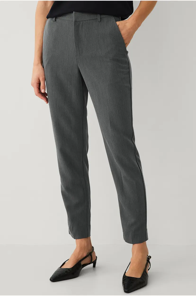Ellos Collection Slacks med et stretch - Grå