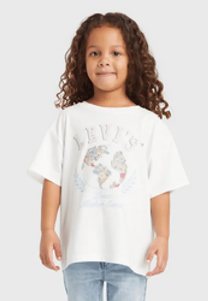 Levi's Levis Earth Oversized Tee White (164 /14 år)