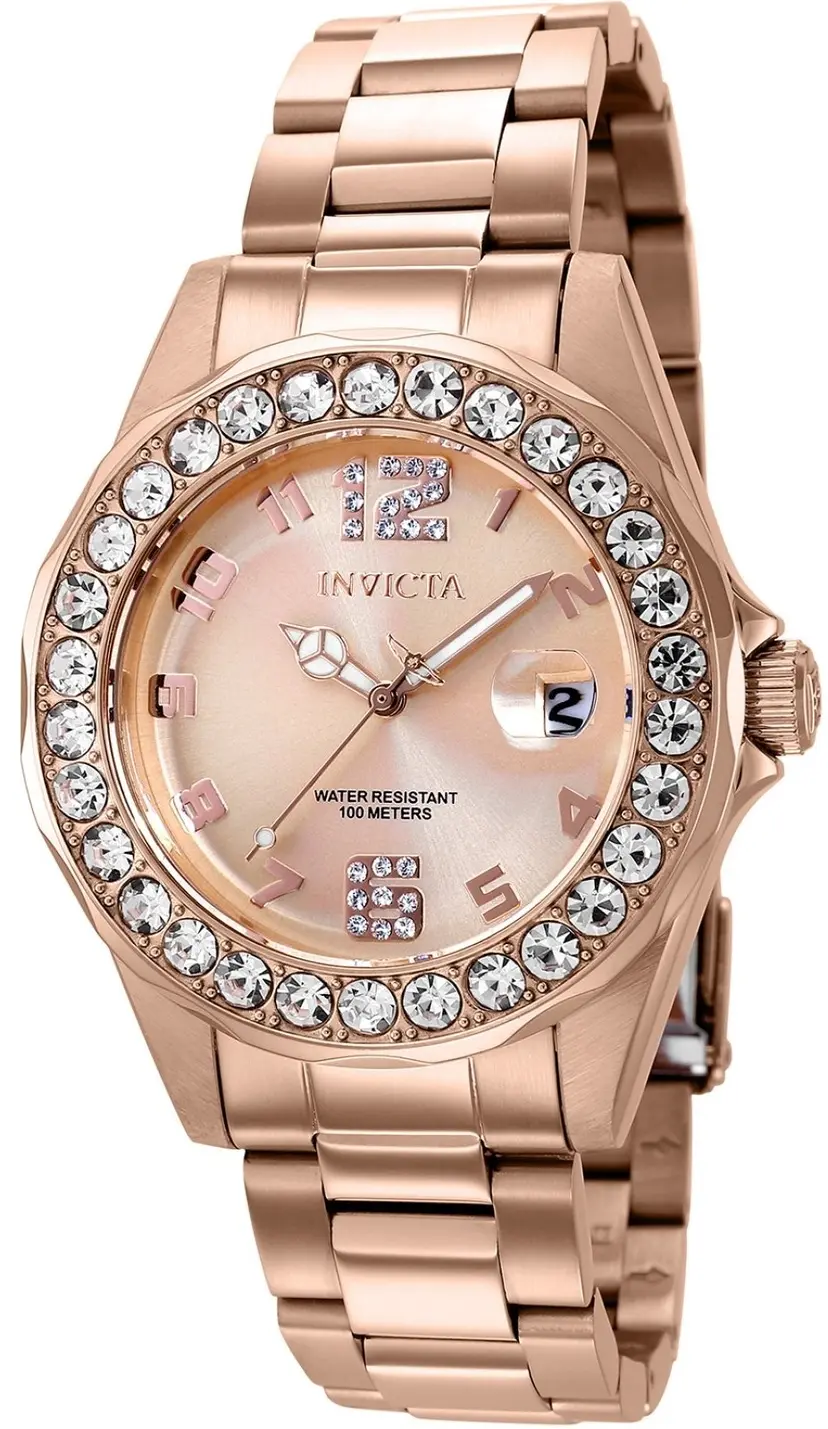 Invicta Invicta Dameklokke 37698 Pro Diver Rosegullfarget/Rose-gulltonet