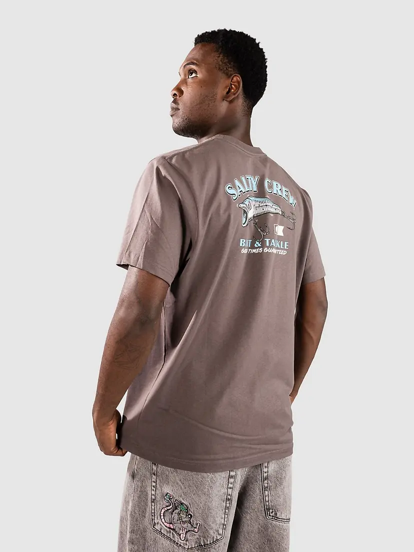 Salty Crew Salty Crew Snag It Classic T-skjorte grå