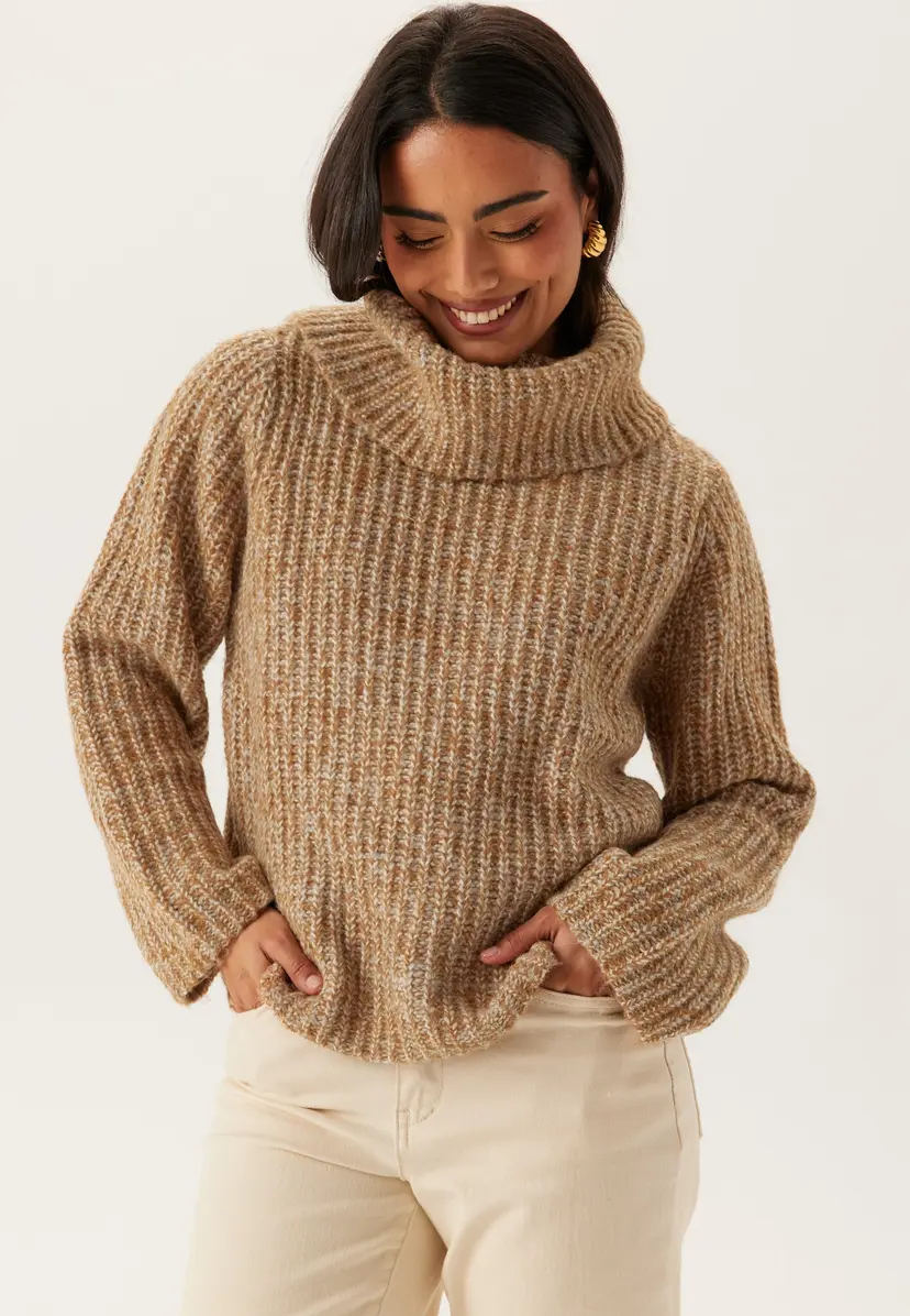 Selected Slfchicago Ls Knit Split Roll