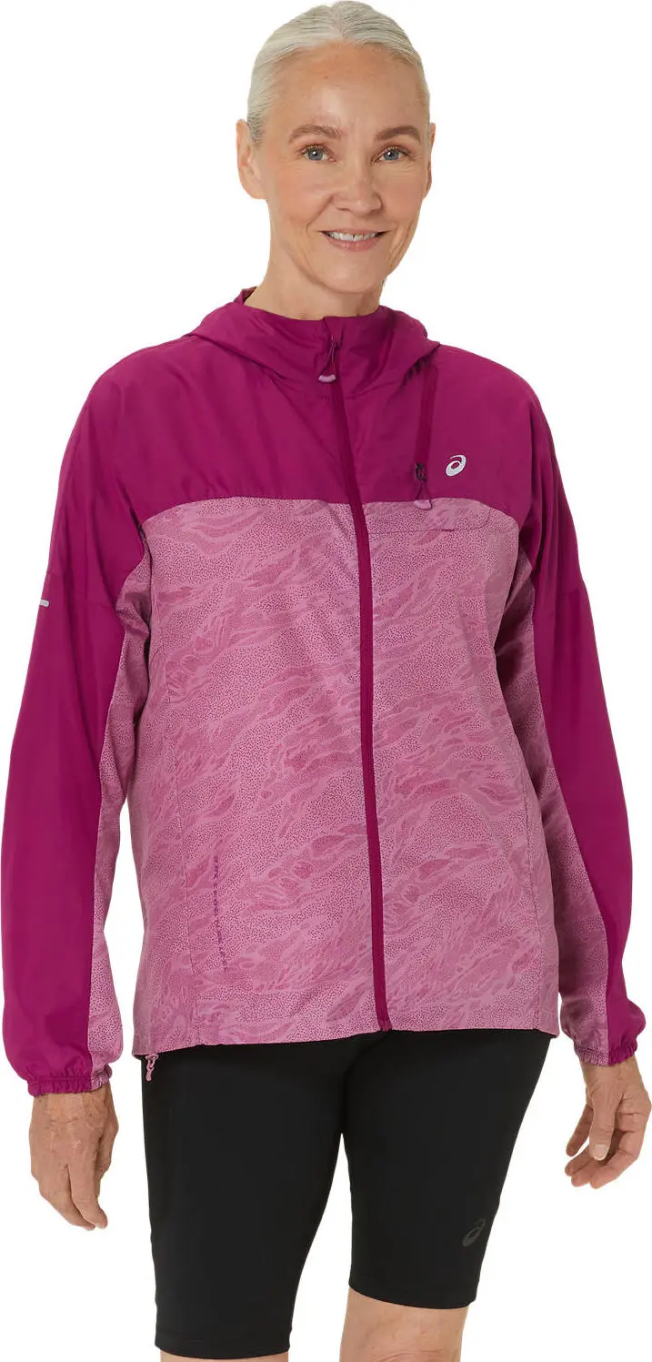 Asics Asics Women's Fujitrail Packable Windbreaker Soft Berry/Blackberry