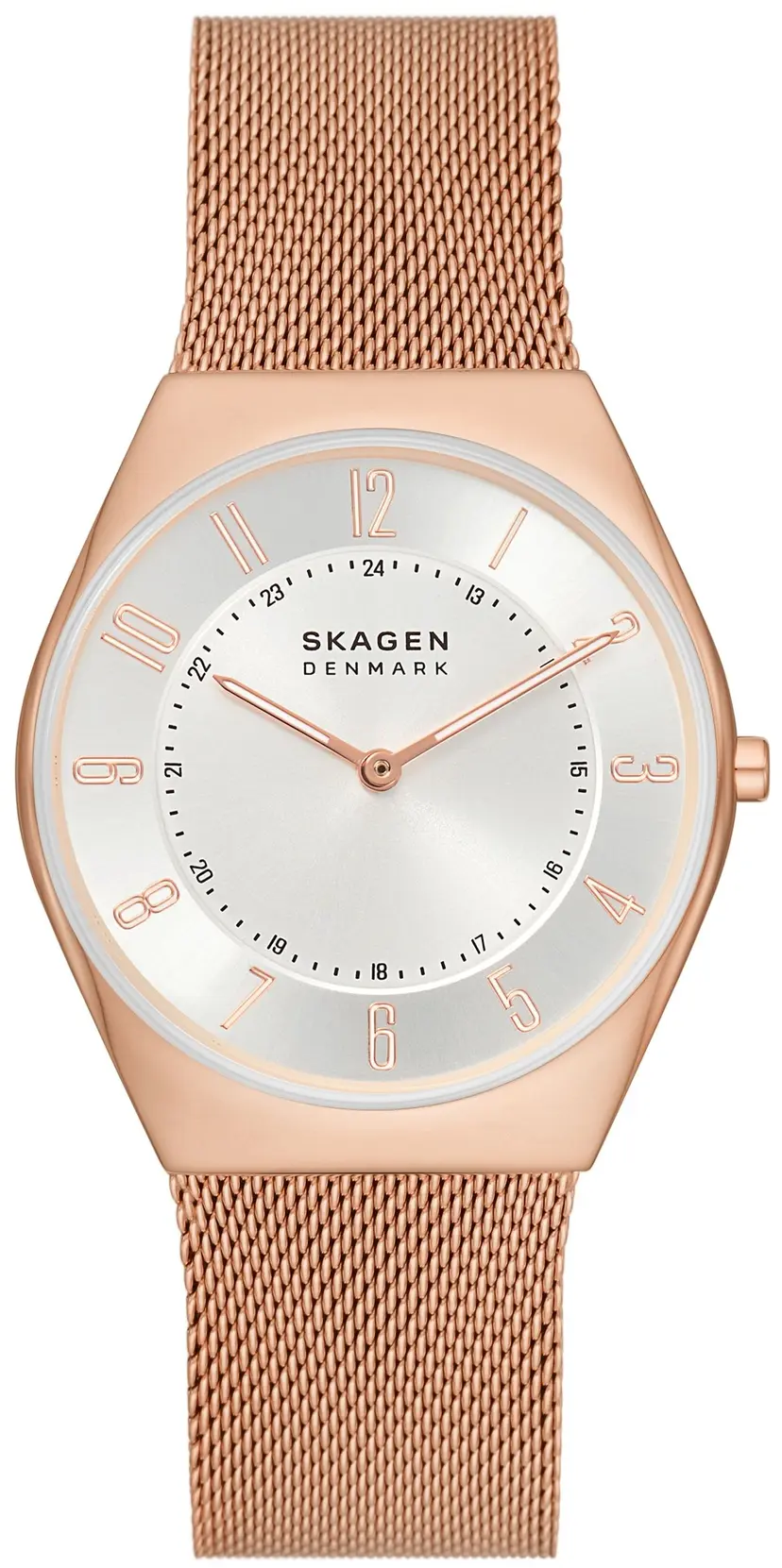 Skagen Skagen Dameklokke SKW6827 Grenen Ultra Slim Sølvfarget/Gulltonet