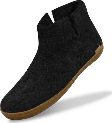 Glerups Glerups Unisex Boot With Natural Rubber Sole Charcoal