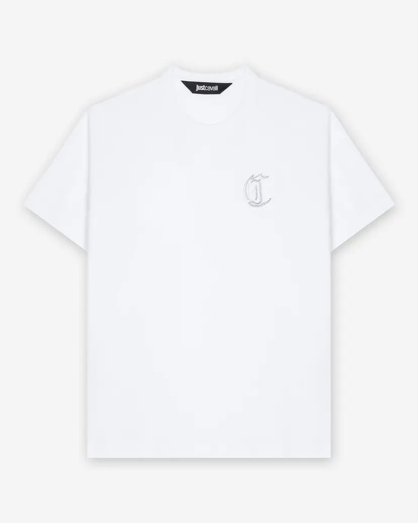 Just Cavalli Just Cavalli 79OAHT07 White T-shirt