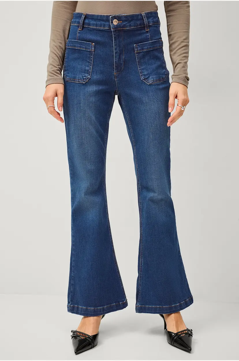 Ivy Copenhagen Jeans Ivy-Ann Charlotte Earth Jeans Wash Cayenne - Blå