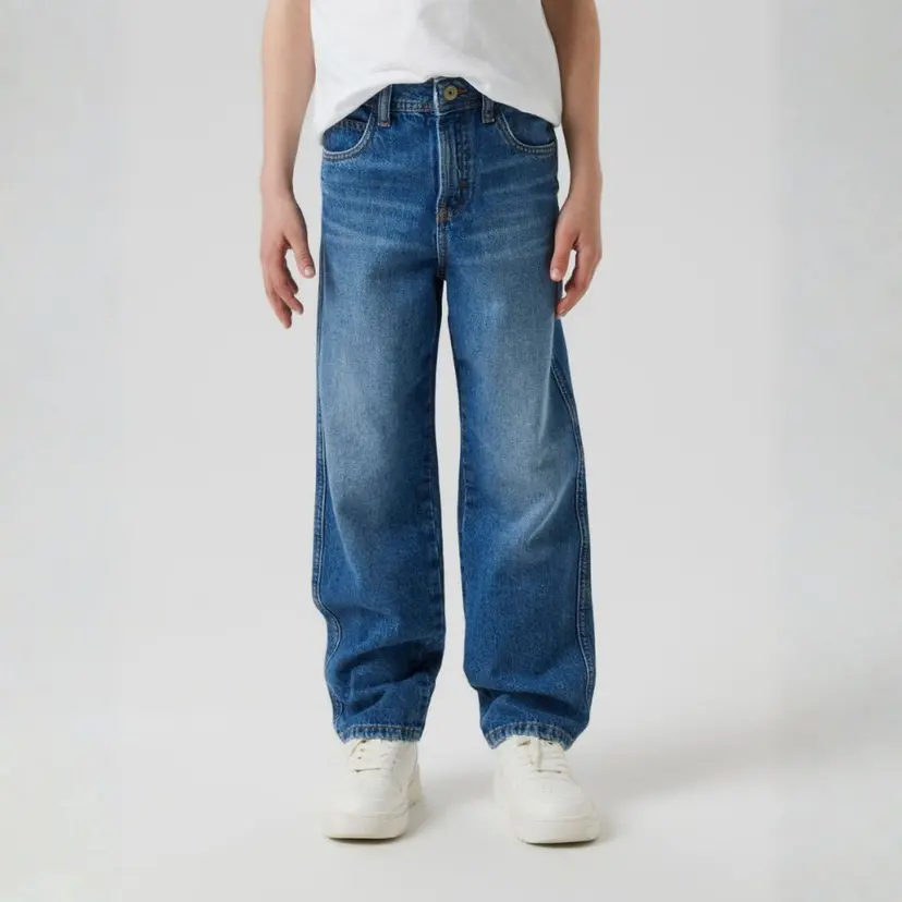 NAME IT Name It - Bukse Jeans Ryan Jr Loose Medium Blue Denim