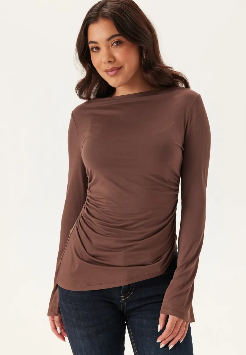 Bubbleroom Boat Neck Asymmetric Top
