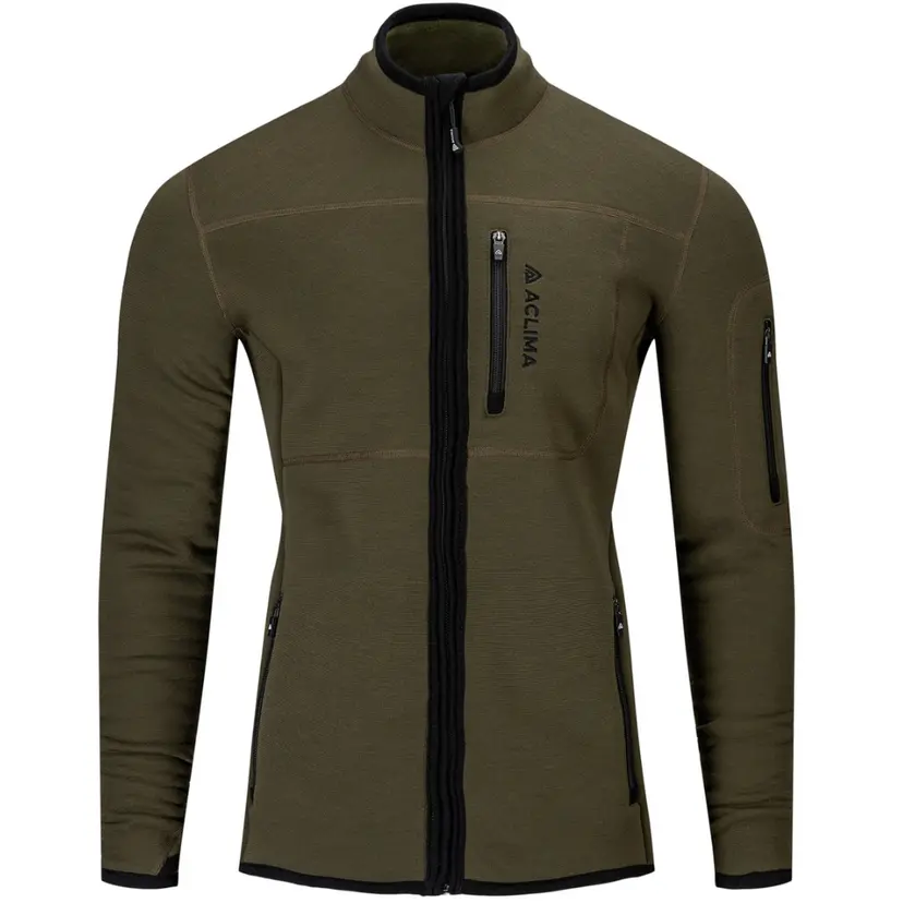Aclima Aclima M's Fleecewool V2 Jacket Tarmac