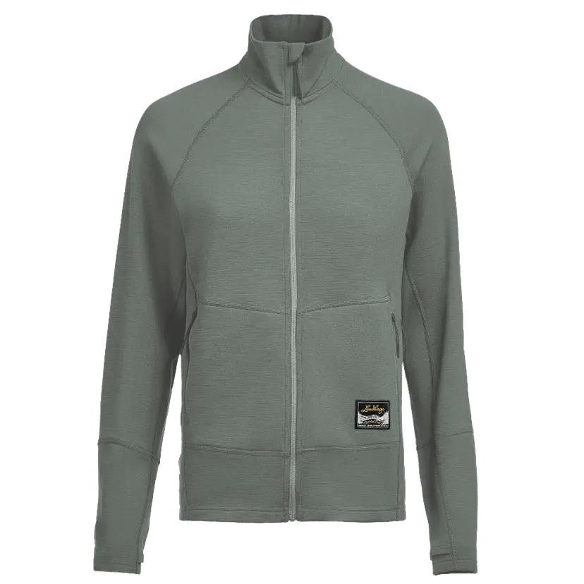Lundhags Lundhags W's Tived Merino Full Zip Aloe Green