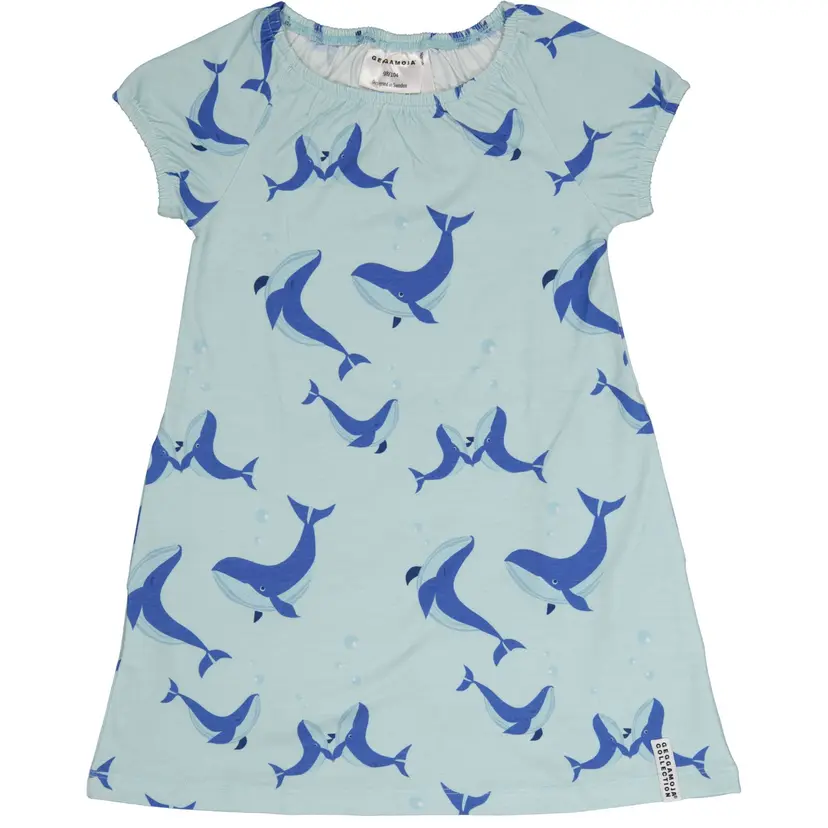 Geggamoja Nattlinne Bambu Blue whale - 134/140