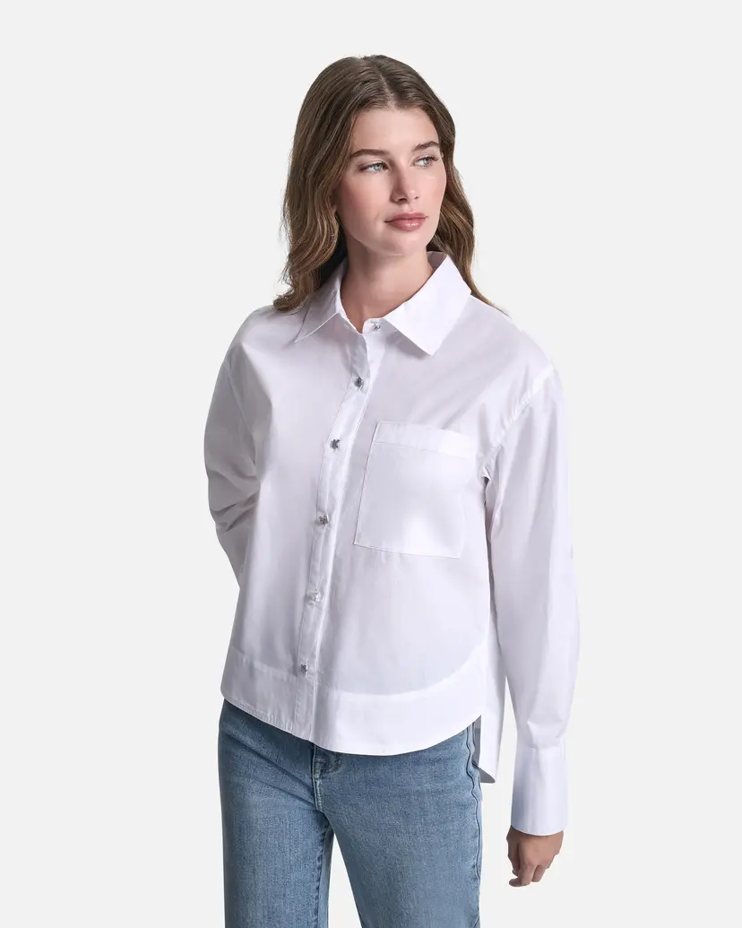 DKNY Jeans DKNY Jeans DJ6W2238 White Shirt