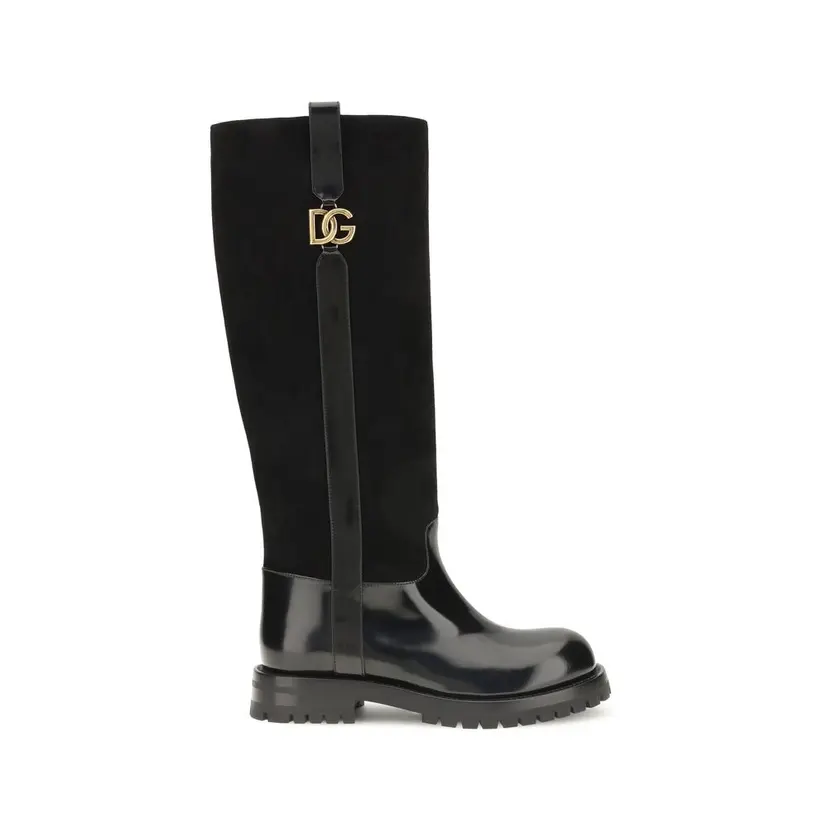 Dolce & Gabbana Dolce & Gabbana Høye støvletter – Svart