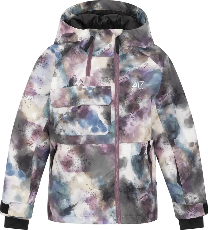 2117 of Sweden 2117 of Sweden Juniors' Light Padded Ski Jacket Kidden Aop Grape