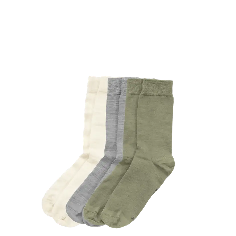 Devold Devold - Daily Merino Light Sokk 3 Pack - Size 41-46 - Grønn