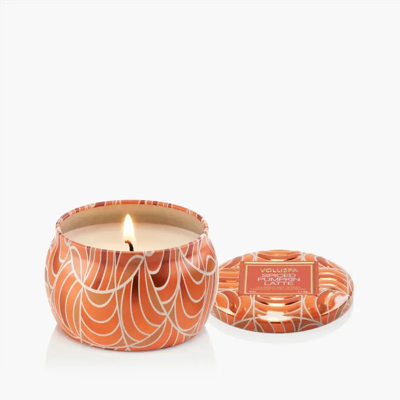 VOLUSPA Mini Tin Candle 113g -Spiced Pumpkin Latte