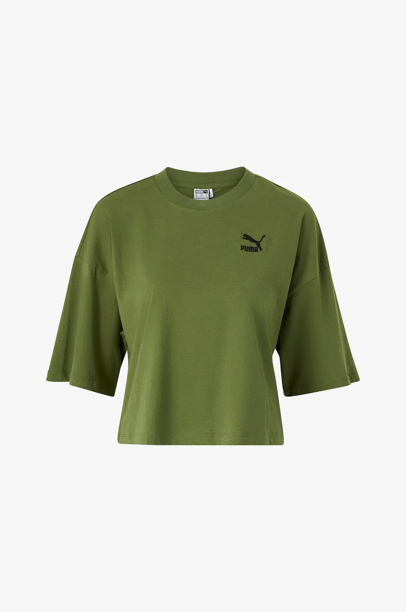 Puma T-skjorte Better Classics Oversized Tee - Grønn