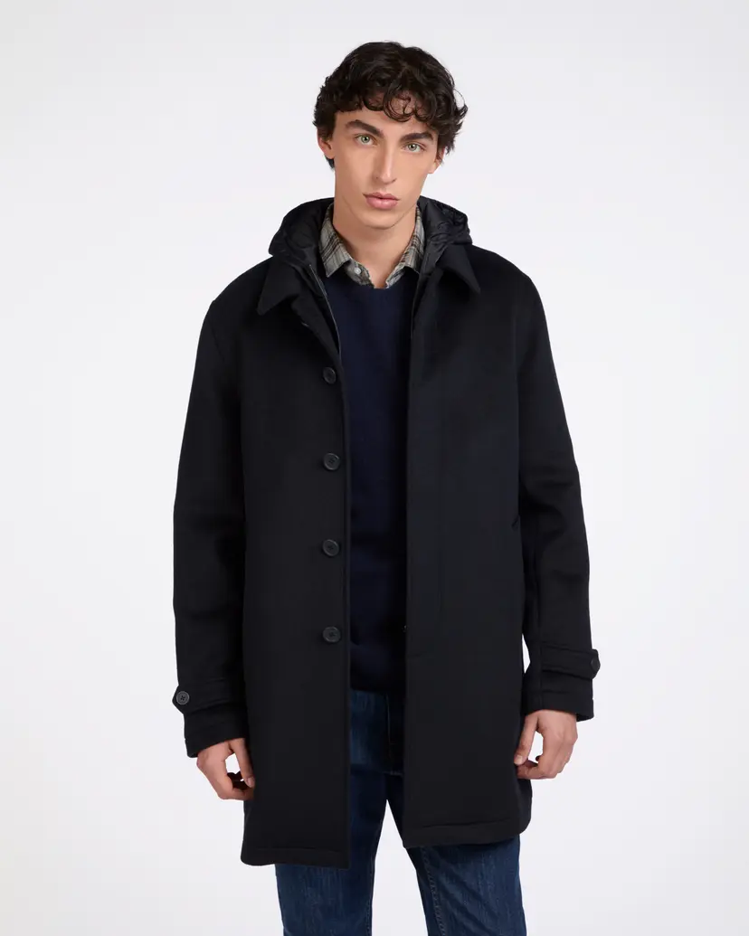 AT.P .CO AT.P .CO A333MARTINEZ Blue Overcoat