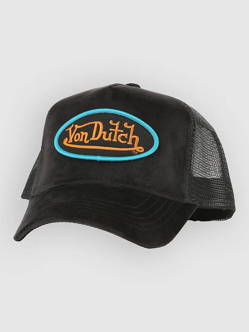 Von Dutch Von Dutch Velvet Trucker Caps svart