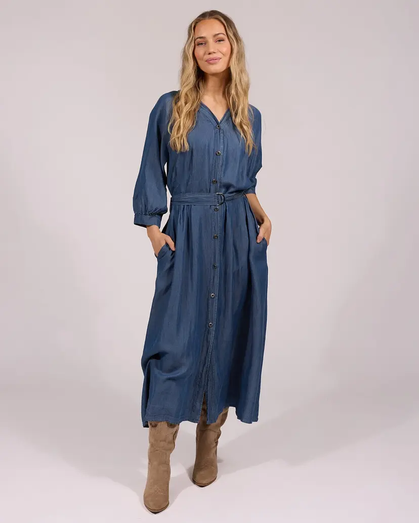 Floyd Midikjole Rikke Denim
