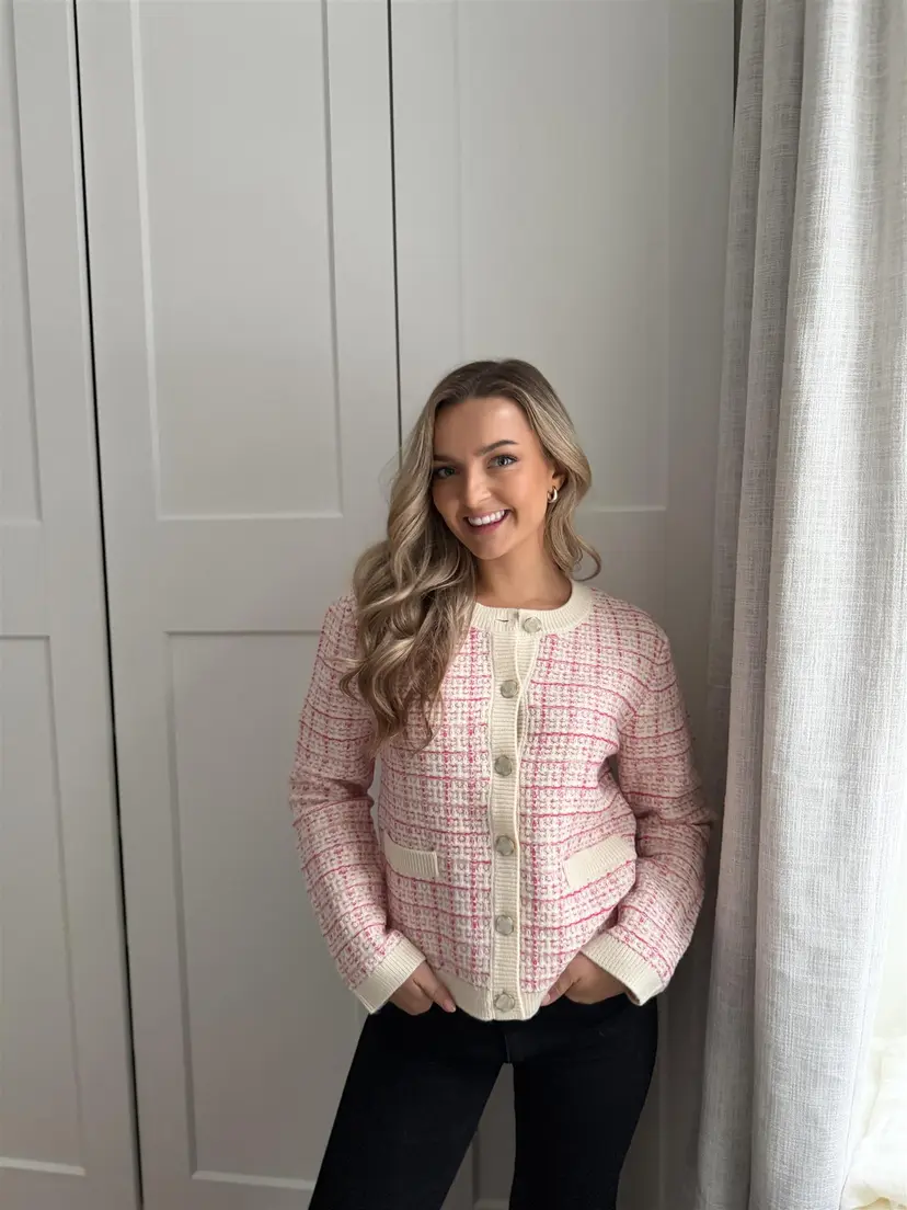 Y.A.S Yaslivia LS Short Knit Cardigan